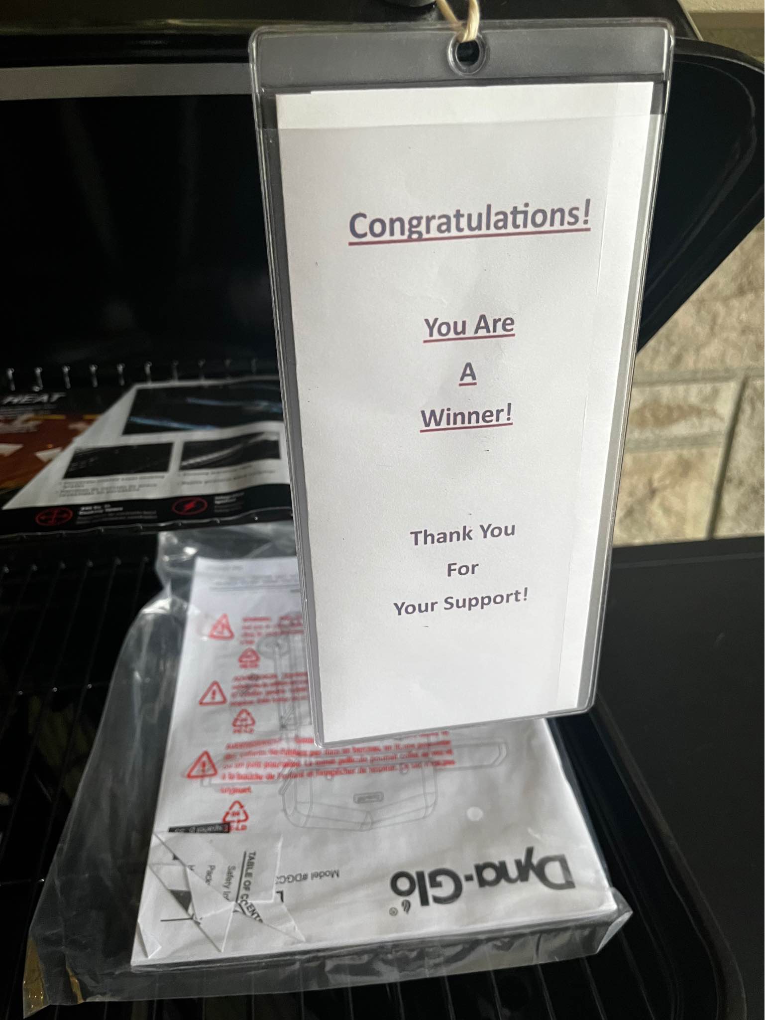 You're A Winner Dyno Gas Grill