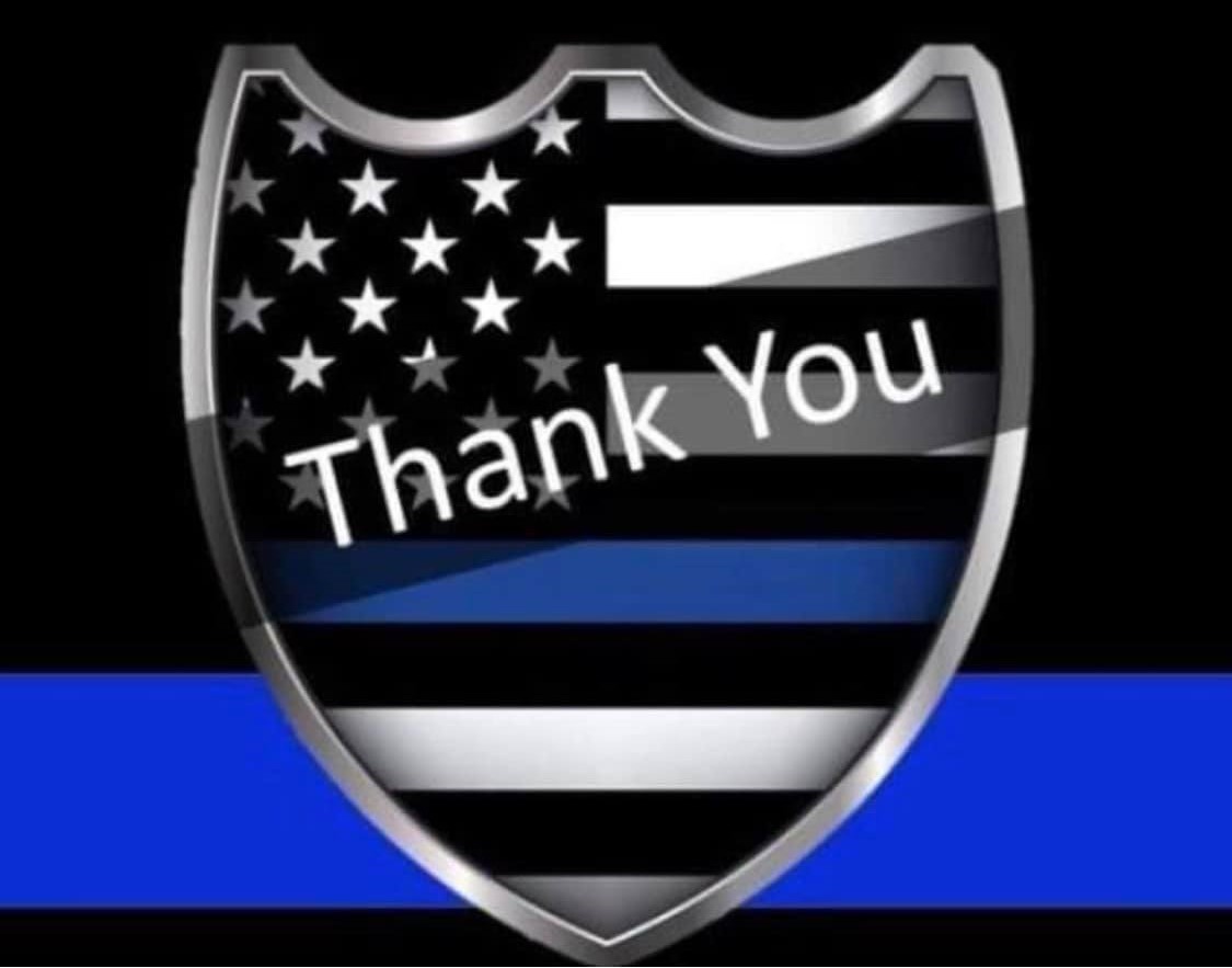 Thin Blue Line Thank You
