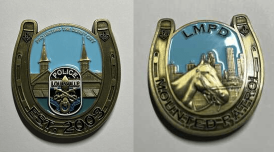 Mounted Patrol Challenge Coin